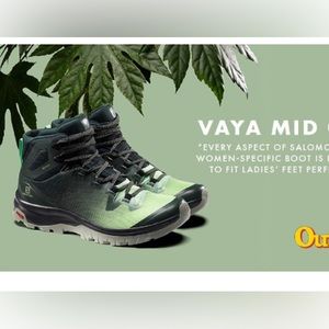 Salomon Vaya Mid GTX GORE-TEX Hiking Boots Women's 9.5 *LIKE NEW*